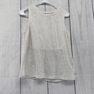 Fabletics size medium white athletic top